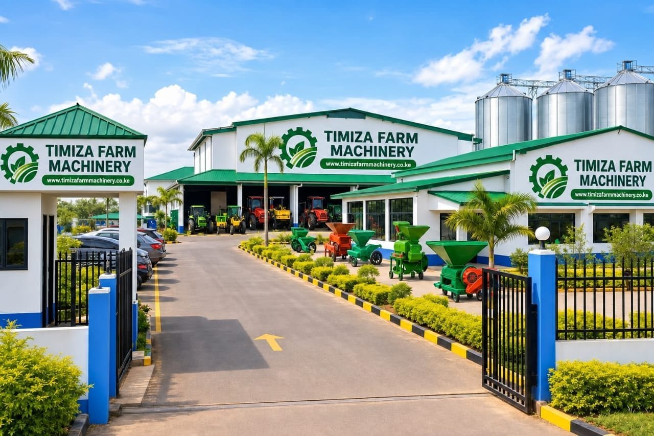 Timiza Farm Machinery yard and machines