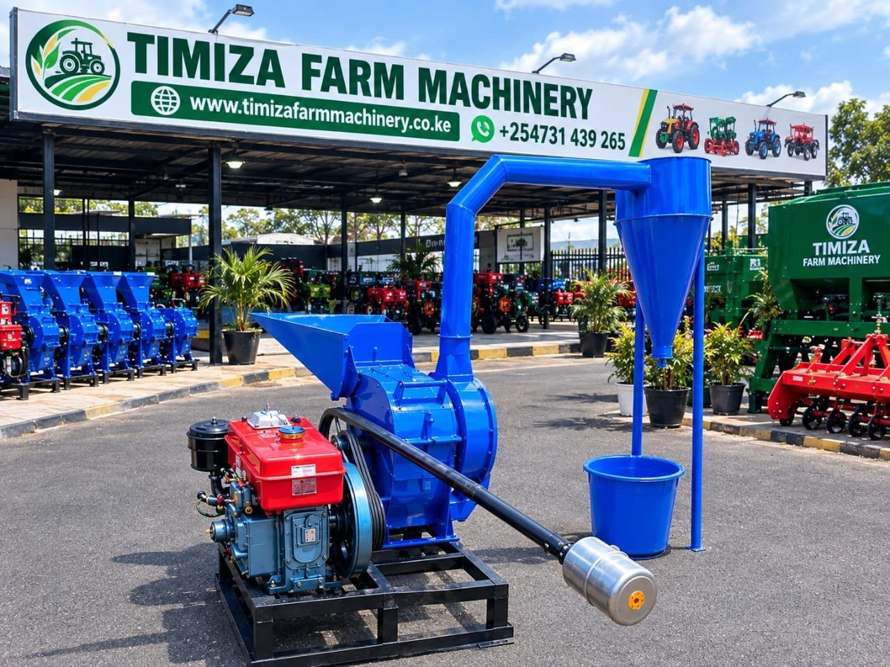 Timiza Farm Machinery yard and machines