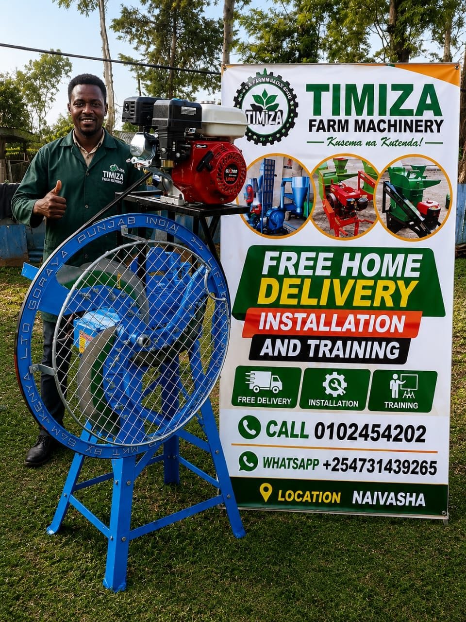 Chaff Cutter 3 Blades Petrol Engine