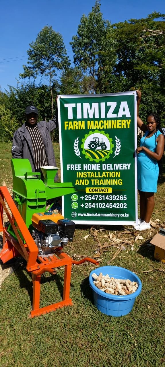 Multipurpose feed chopper powered by 7.5hp Petrol powered engine