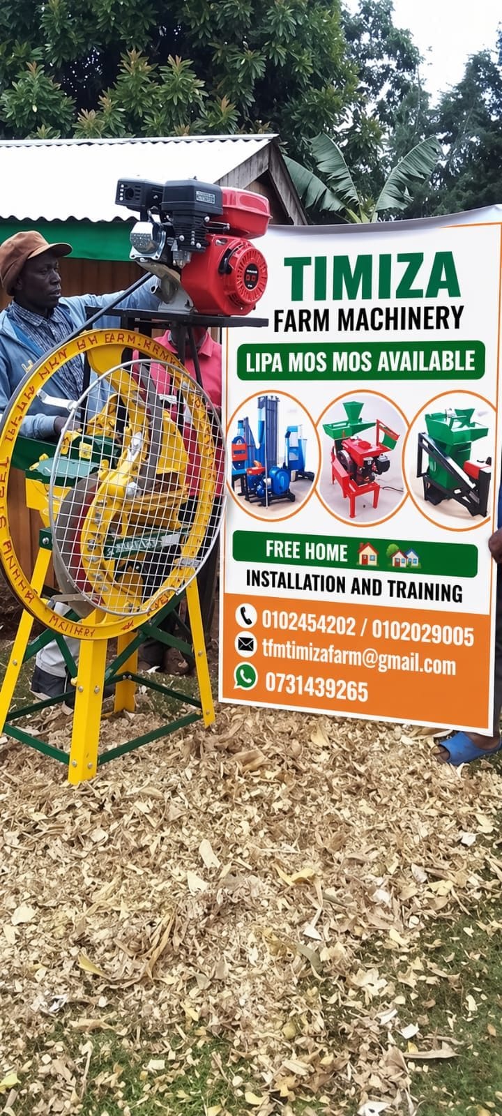 2 blades chaff cutter petrol Engine