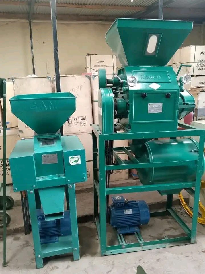 POWERFUL GAM FY6-35 ROLLER MILL WITH COMPLETE HULLER