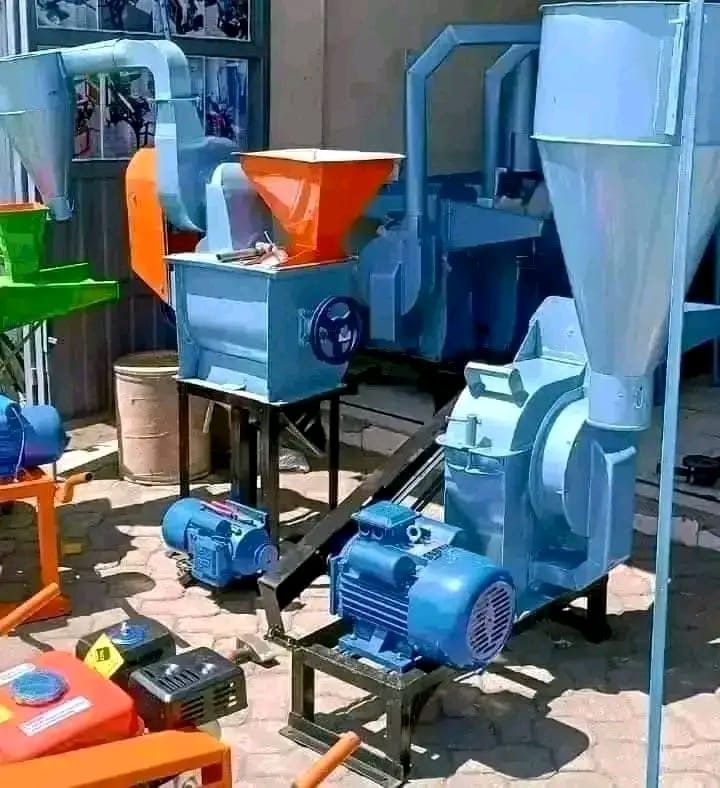 GM22 Grade 1 Posho Mill Set on 2 Stand (7.5HP + 5HP Motor)